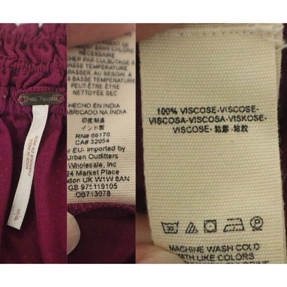 Free People Free Spirit Women Size S Off The Shoulder Wide Sleeve Cropped Top - Picture 3 of 13